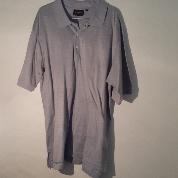 bobby jones golf shirt blue lilac large l mens polo pelican bay Naples Florida - Picture 2 of 5